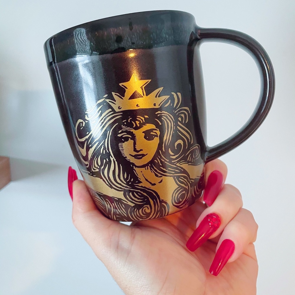 Starbucks brown mermaid mug